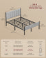 VASAGLE Full Bed Frame with Upholstered Headboard – Dove Gray