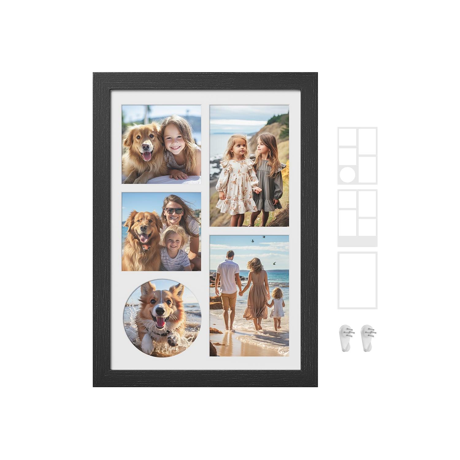 A4 Picture Frame Collage Black FredCo