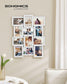 Set of 12 Collage Picture Frames White FredCo