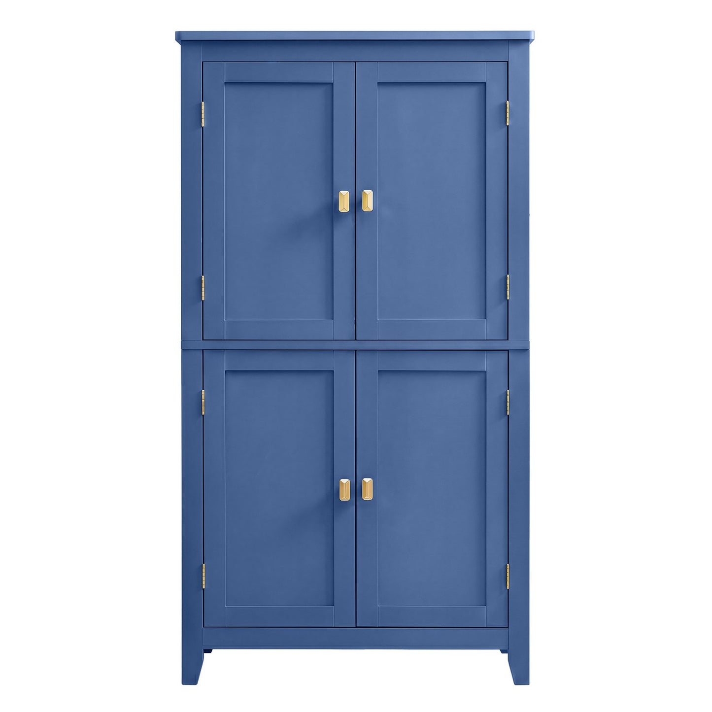 VASAGLE Freestanding Storage Cabinet with Adjustable Shelves – Harbor Blue