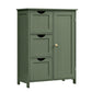 VASAGLE Bathroom Floor Storage Cabinet – Forest Green