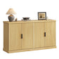 VASAGLE Maxe Buffet Cabinet, Console Cabinet – Oak Beige