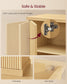VASAGLE Maxe Buffet Cabinet, Console Cabinet – Oak Beige