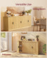 VASAGLE Maxe Buffet Cabinet, Console Cabinet – Oak Beige
