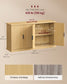 VASAGLE Maxe Buffet Cabinet, Console Cabinet – Oak Beige