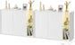 SONGMICS HOME Storage Cabinets, Superfast Toolless Assembly – Snow White