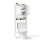 VASAGLE Over Toilet Storage Cabinet, 7.9 X 24. 6 X 70 Inches, Cloud White