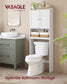VASAGLE Over Toilet Storage Cabinet, 7.9 X 24. 6 X 70 Inches, Cloud White