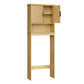 VASAGLE Maxe Over the Toilet Storage Cabinet, 23.6-Inch Wide Mid Century Modern, Oak Beige