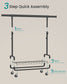 SONGMICS Clothes Rack, Heavy-Duty Rolling Clothing Garment Rack, Ink Black