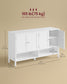VASAGLE Shoe Cabinet, 3-Tier Shoe Storage Organizer – Cloud White