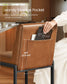 VASAGLE Ekho Bar Stools Set of 4, Counter Height Stools with Backs, Caramel Brown
