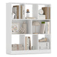 VASAGLE Custos Open Storage Bookshelf – Cloud White