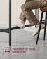 VASAGLE Bar Table, Narrow, 15.7 X 47.2 X 35.4 Inches, Brown and Black – Rustic Brown