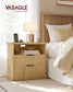 VASAGLE Maxe Nightstand with Charging Station