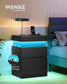 VASAGLE Kailyn Nightstand with Power Outlets, Sliding Lid | ULET650BC01S