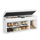 VASAGLE Custos Storage Bench with Cushion, Shoe Bench | ULHS130W14