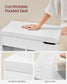 VASAGLE Custos Storage Bench with Cushion, Shoe Bench | ULHS130W14