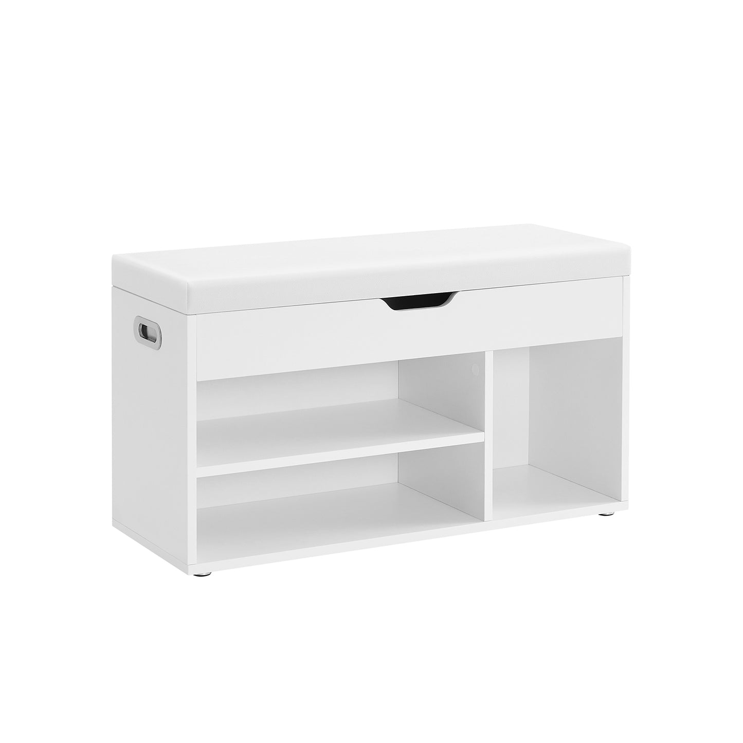 VASAGLE Custos Storage Bench with Cushion, Shoe Bench | ULHS30W