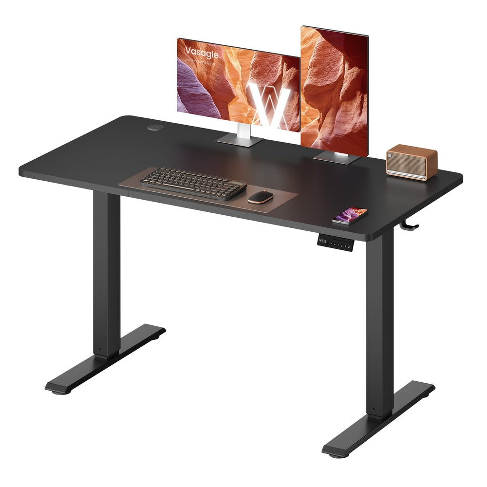 VASAGLE Electric Standing Desk 4 Memory Heights 47.2 X 23.6 Inches Ink Black