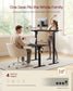 VASAGLE Electric Standing Desk 4 Memory Heights 47.2 X 23.6 Inches Ink Black