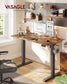 VASAGLE Electric Standing Desk 4 Memory Heights 47.2 X 23.6 Inches Rustic Brown