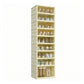 SONGMICS Foldble Shoe Storage Organizer for Closet, Stackable Sneaker Cabinet with Magnetic Door
