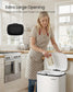 SONGMICS Soft Close Stainless Steel Trash Can | ULTB075WZ01