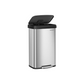 SONGMICS 21 Gallon (80 L) Stainless Steel Garbage Can – Silver, Black