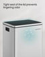 SONGMICS 13-Gallon Trash Can with Soft-Close Lid – Silver