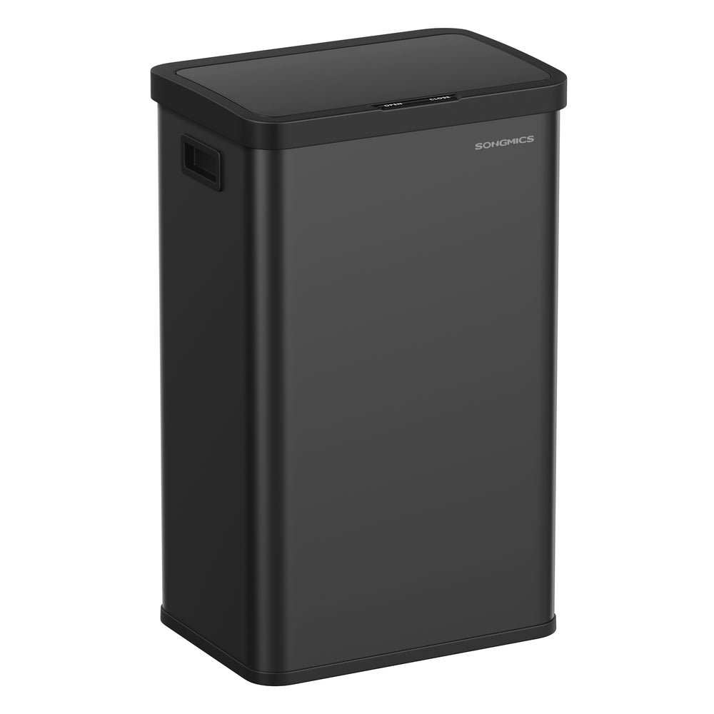 SONGMICS 18-Gallon (68L) Automatic Kitchen Garbage Can with Stay-Open Lid – Ink Black