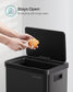 SONGMICS 18-Gallon (68L) Automatic Kitchen Garbage Can with Stay-Open Lid – Ink Black