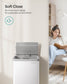 SONGMICS 18-Gallon (68L) Automatic Kitchen Garbage Can with Stay-Open Lid – Cloud White