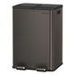 SONGMICS 2×8 Gal (2×30L) Dual Trash Can, Soft-Close, Pedal, Stainless Steel, Gray – Slate Gray