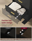 VASAGLE Custos Dresser, 6-Drawer Chest, 15.8 X 23.7 X 34.8 Inches, Ink Black