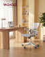 VASAGLE Office Chair, Ergonomic Mesh, Adjustable Lumbar, Dove Gray