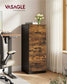 VASAGLE 3-Drawer Vertical Lockable File Cabinet with Drawers