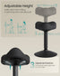 SONGMICS Adjustable Standing Desk Chair – Ink Black