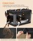 Feandrea Collapsible Dog Crate 44-Inch Portable Dog Travel Crate Ink Black