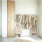 SONGMICS Freestanding Heavy Duty Clothes Rack with Extendable Hanging Rod – Natural Beige