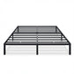 VASAGLE King Metal Bed Frame 14 Inches Tall – Matte Black