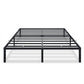 VASAGLE King Metal Bed Frame 16 Inches Tall – Matte Black