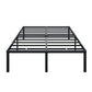 VASAGLE Queen Metal Bed Frame 18 Inches Tall