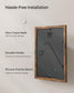 A4 Picture Frame Collage Brown FredCo