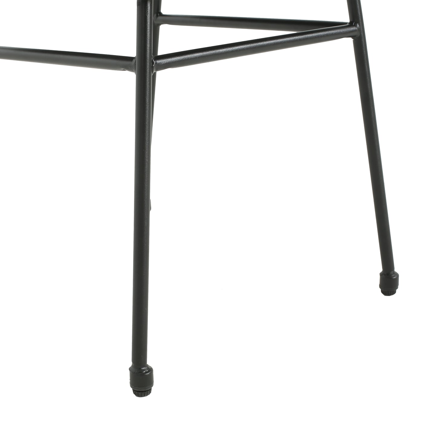 Aluminum and Rattan Chat Set, Outdoor Patio Set Includes Rattan Dining Chair Set of 2 and C-Shaped Side Table FredCo