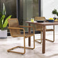Abacus Outdoor Patio Wicker Dining Chairs Set of 2 by Modway FredCo