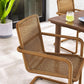 Abacus Outdoor Patio Wicker Dining Chairs Set of 2 by Modway FredCo
