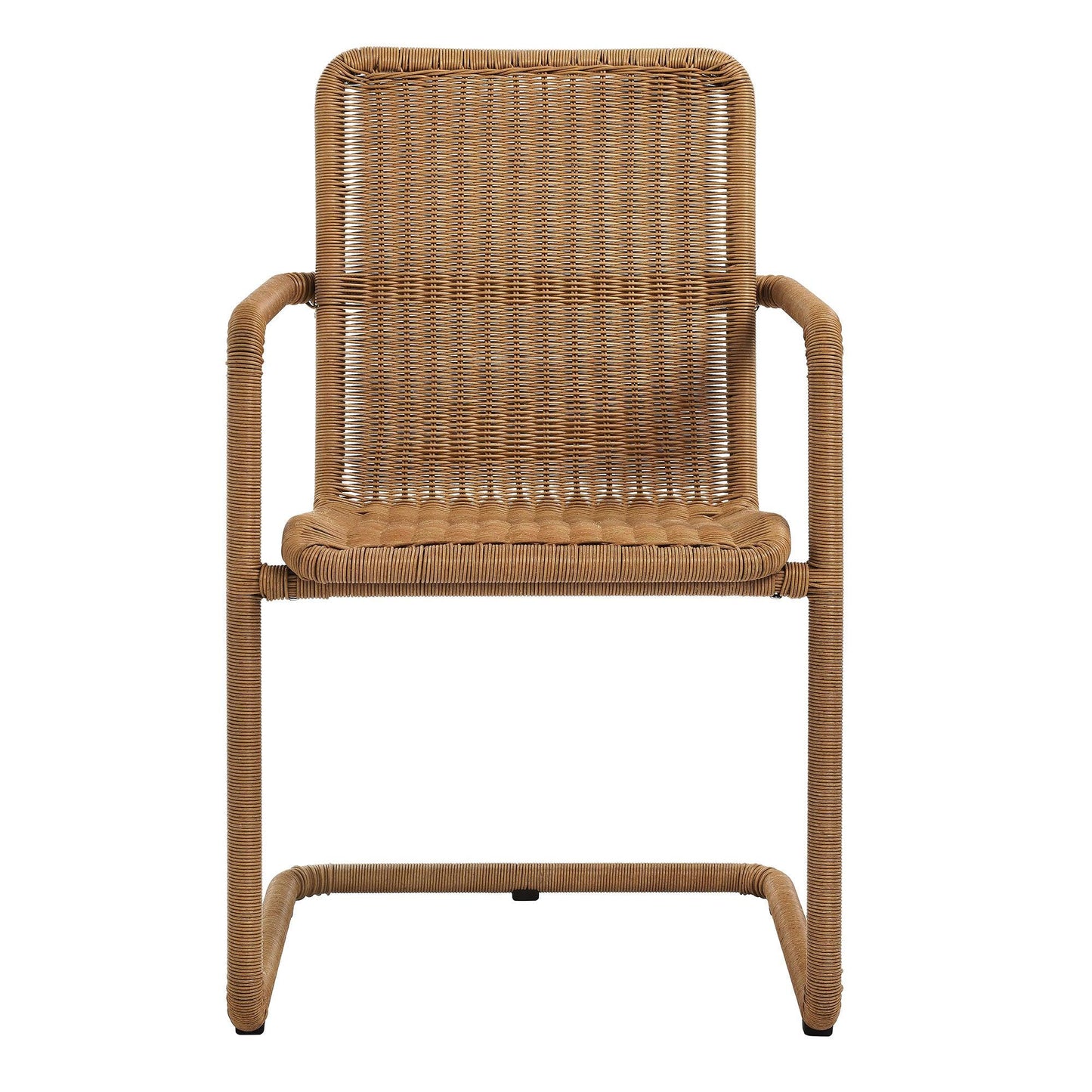 Abacus Outdoor Patio Wicker Dining Chairs Set of 2 by Modway FredCo