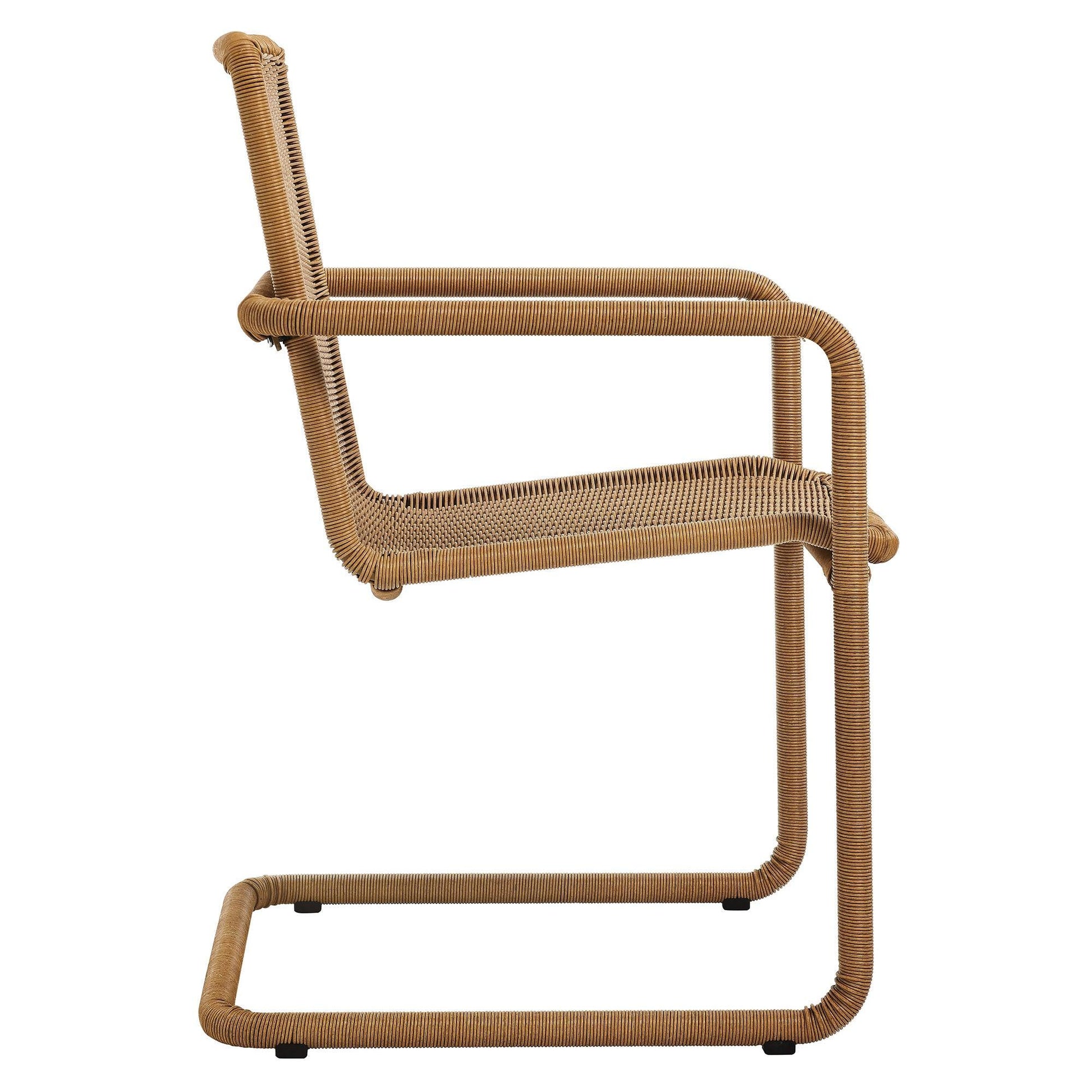 Abacus Outdoor Patio Wicker Dining Chairs Set of 2 by Modway FredCo