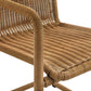 Abacus Outdoor Patio Wicker Dining Chairs Set of 2 by Modway FredCo